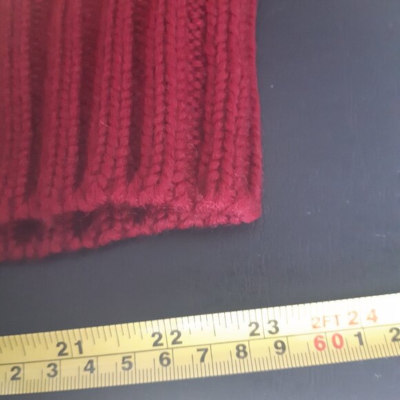 Polo Ralph Lauren SZ XL Vintage Wool Alpine Heavy Red & Beige Outdoor Sweater - Picture 14 of 16